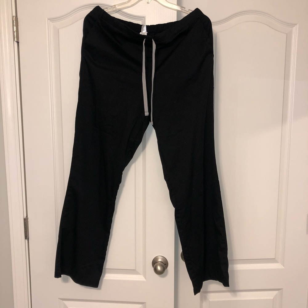 Black scrub bottoms